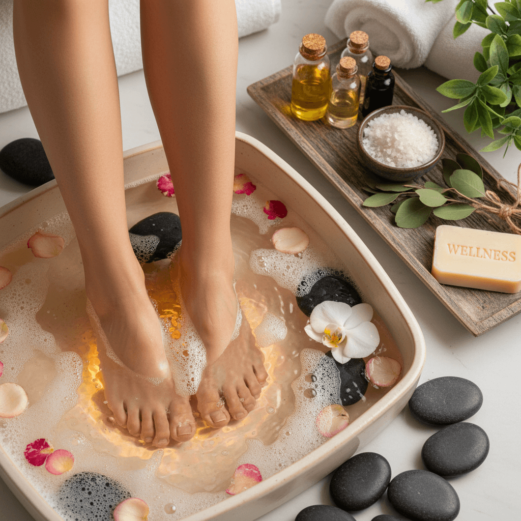 Foot detox wellness treatment